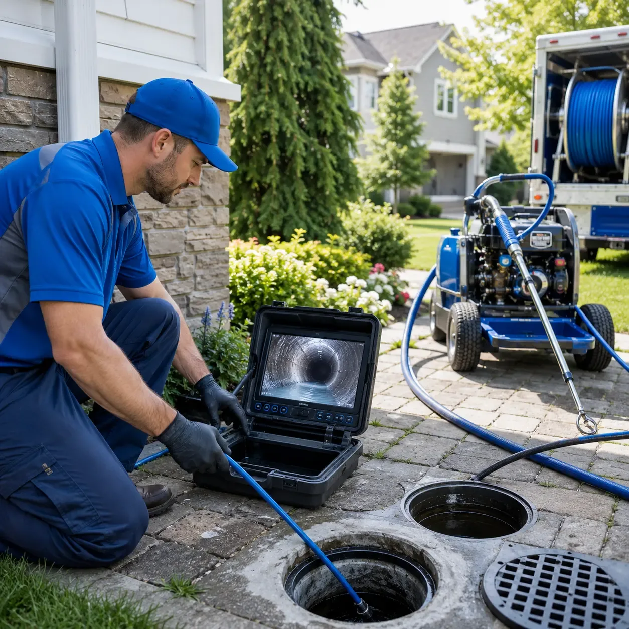 Outdoor drain cleaning professionals serving Uncasville, CT